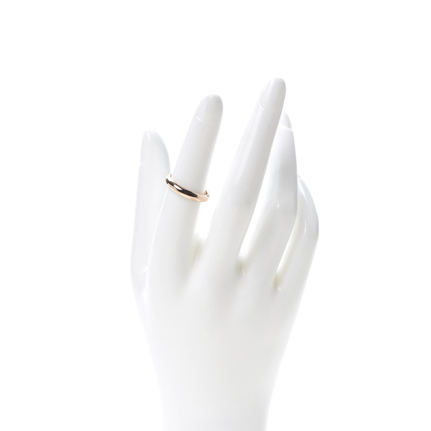 Cartier 18K Pink Gold 3.5mm 1895 Wedding Band Ring 53 6.25 2 of 5