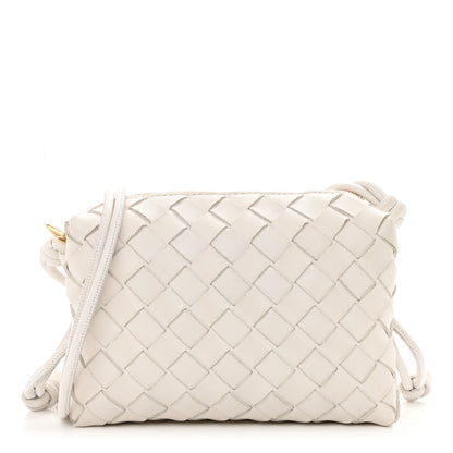 Bottega Veneta Nappa Intrecciato Mini Loop Camera Bag White 1 of 7