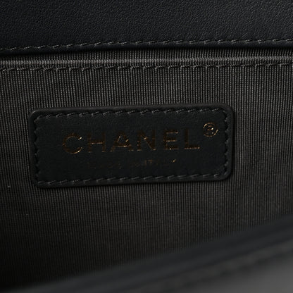 Chanel Calfskin Quilted Small Boy Flap Dark Grey 6 of 10