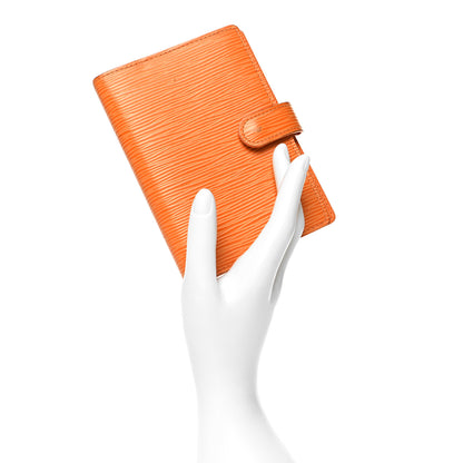 Louis Vuitton Epi Small Ring Agenda Cover Mandarin 2 of 15