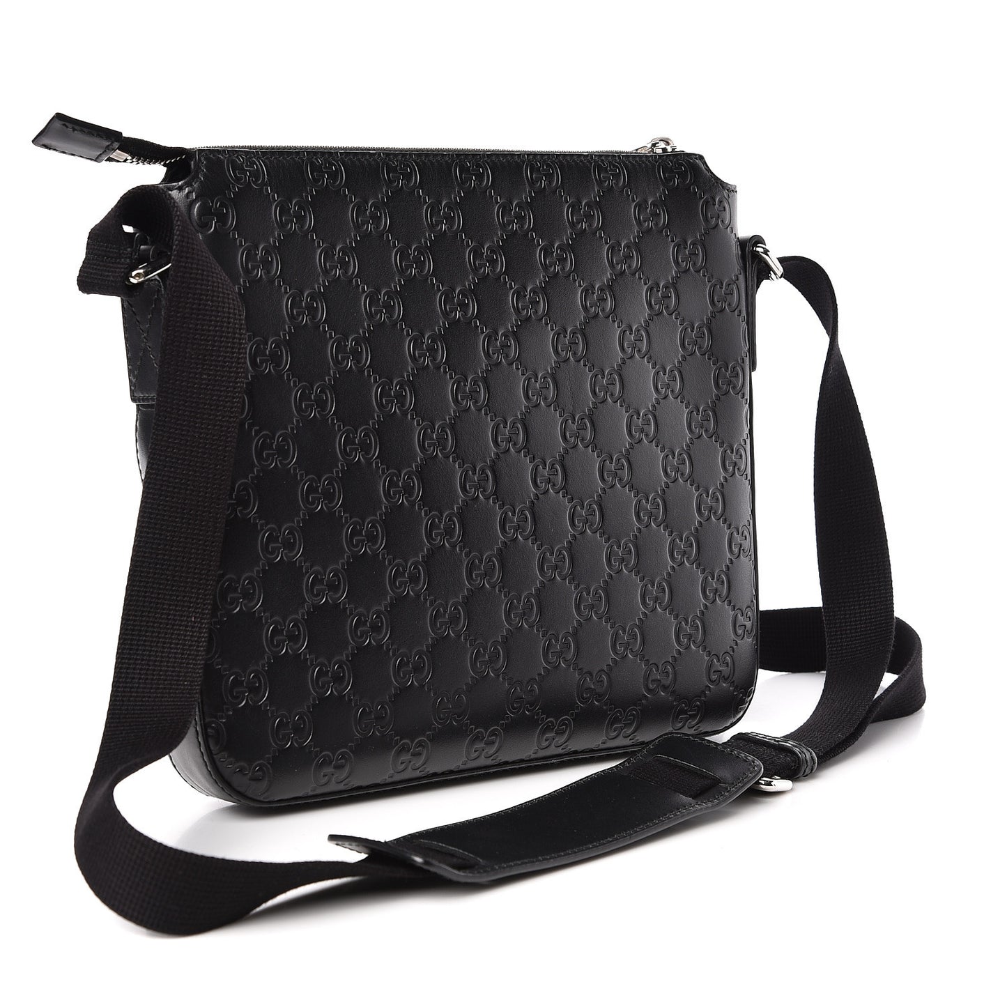 Guccissima Signature Small Messenger Bag Black
