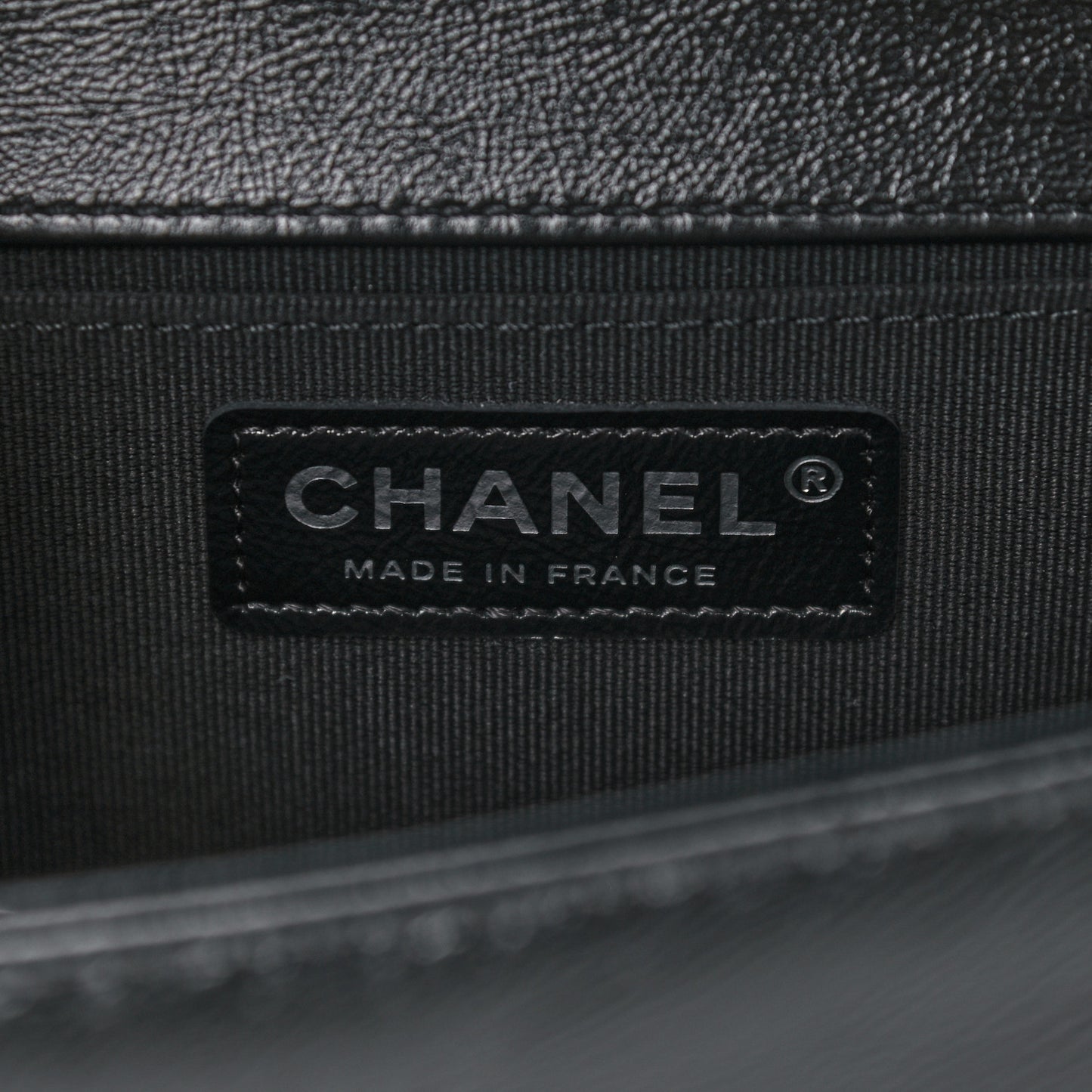 Metallic Glazed Calfskin Medium Boy Flap Pink Black