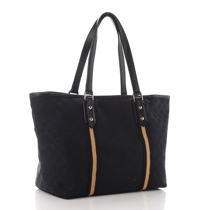Gucci Monogram Large Jolicoeur Tote Black 2 of 8