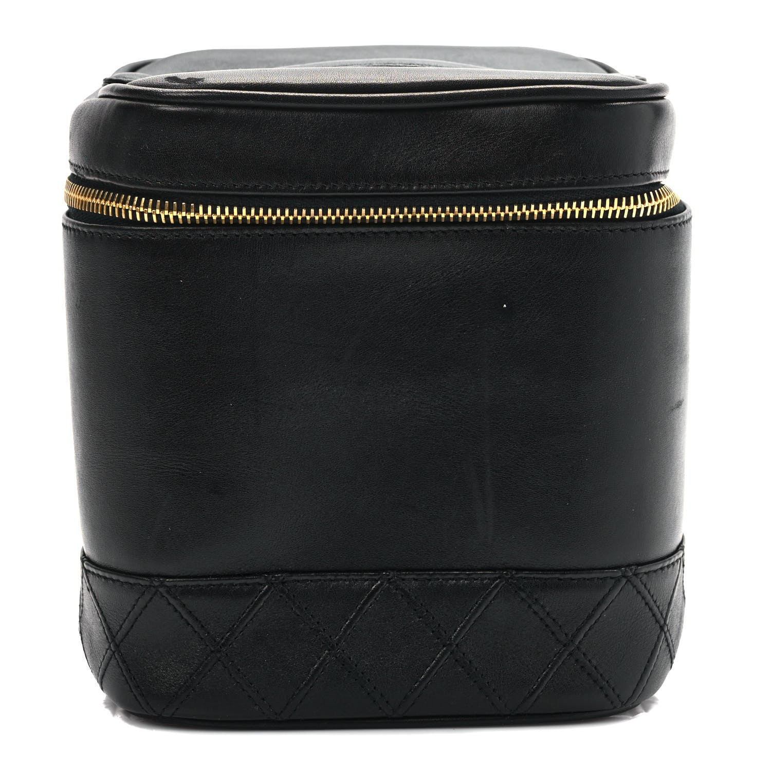 Chanel Lambskin Vanity Cosmetic Case Black 1 of 10