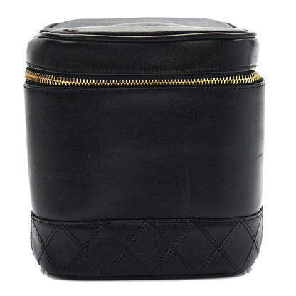Chanel Lambskin Vanity Cosmetic Case Black 1 of 10