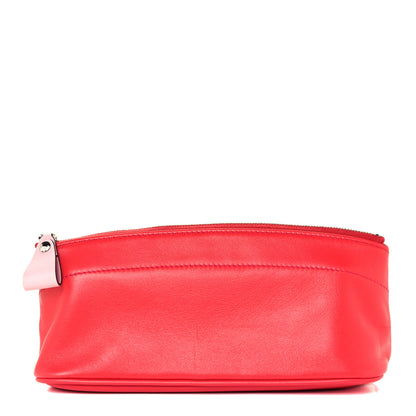 Hermes Milo Lambskin Swift Tohubohu Pouch PM Capucine Rose Sakura 1 of 8