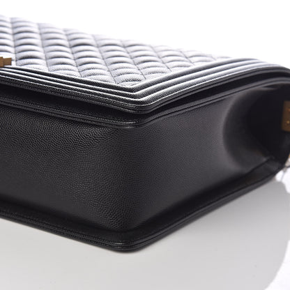 Chanel Caviar Quilted Large Boy Flap Black 9 of 10