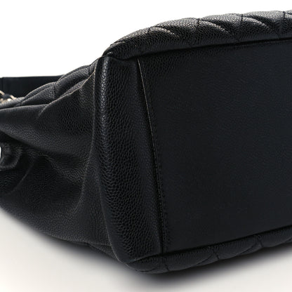 Chanel Caviar Quilted Grand Shopping Tote GST Black 9 of 10