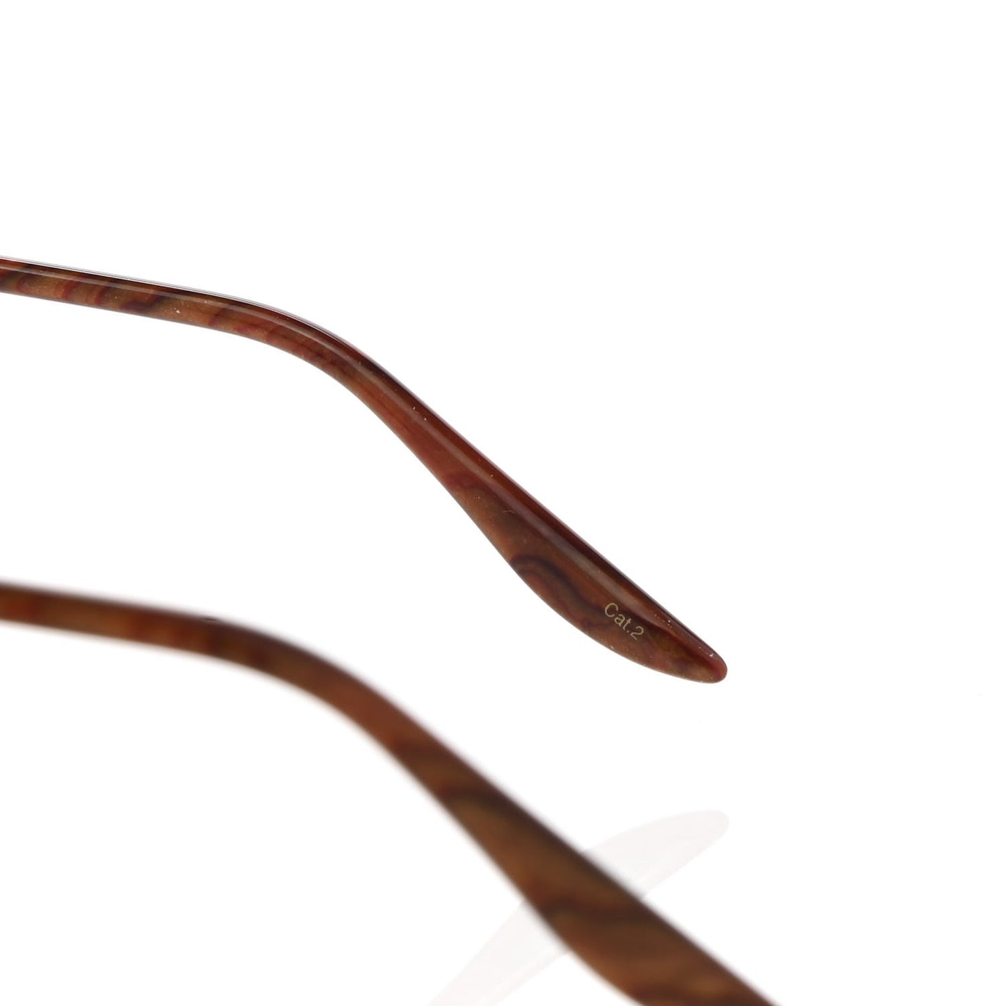 Aviator Crystal Brow Sunglasses GG0732S Havana Brown