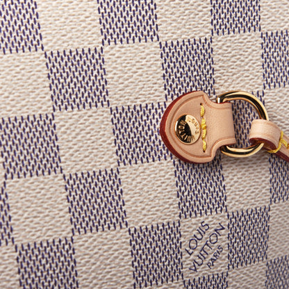 Louis Vuitton Damier Azur Neo Neverfull MM Rose Ballerine 11 of 12