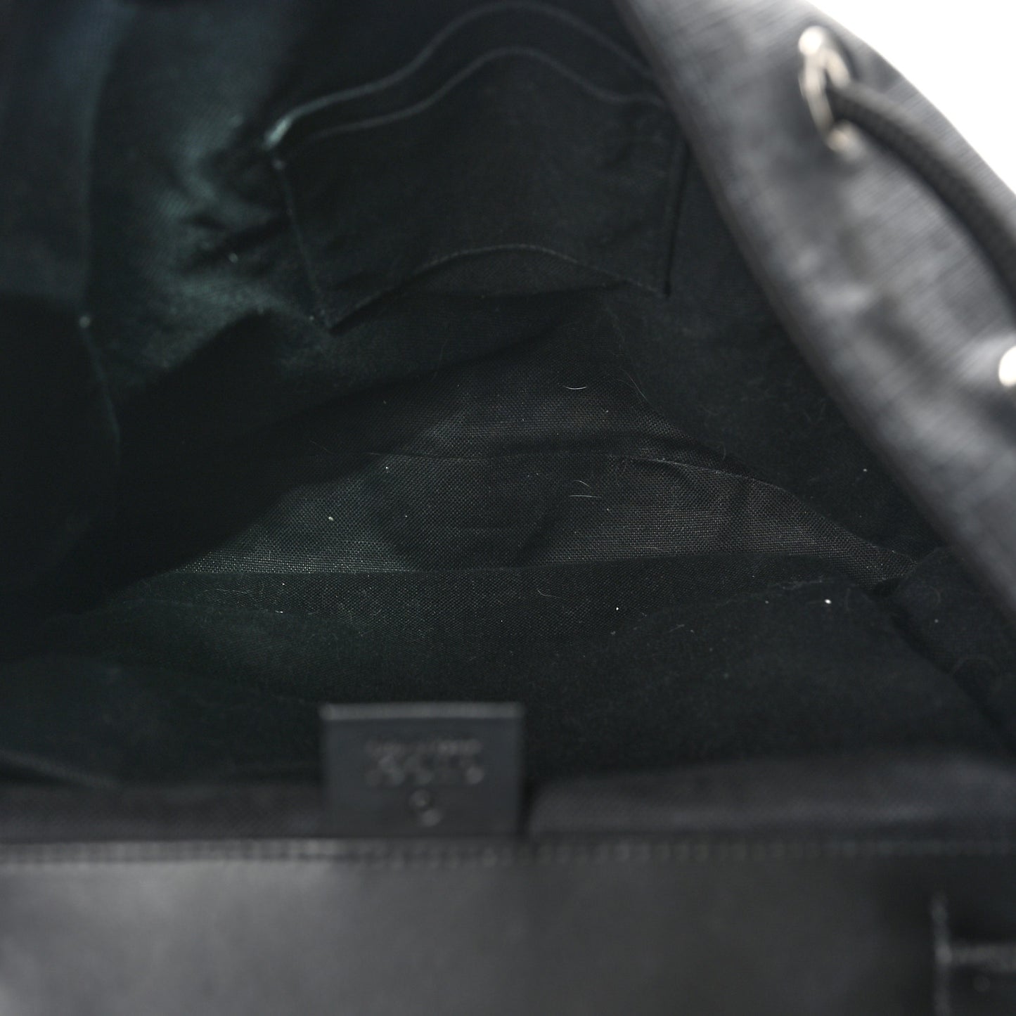 Soft GG Supreme Monogram Calfskin Web Double Buckle Backpack Black