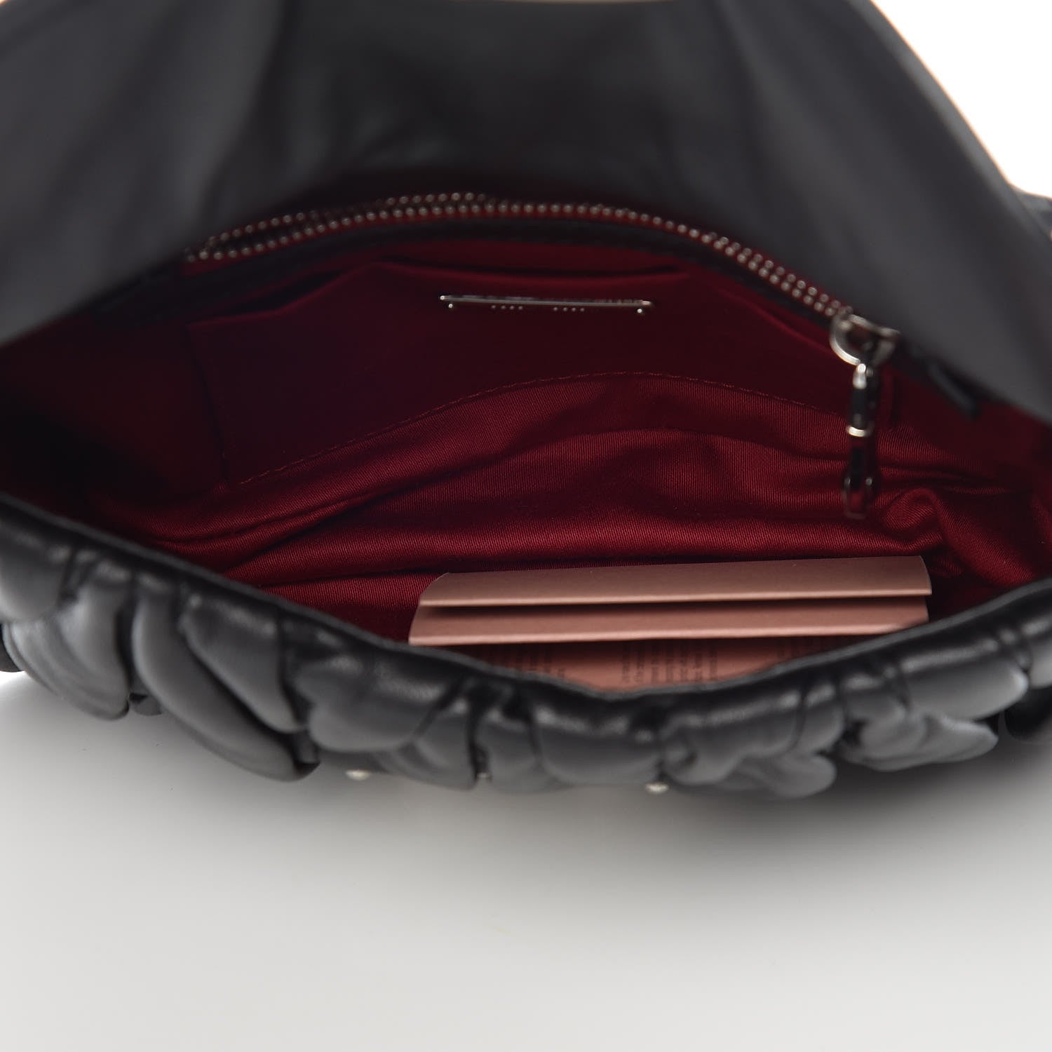 Miu Miu Nappa Matelasse Chain Crossbody Black 5 of 10