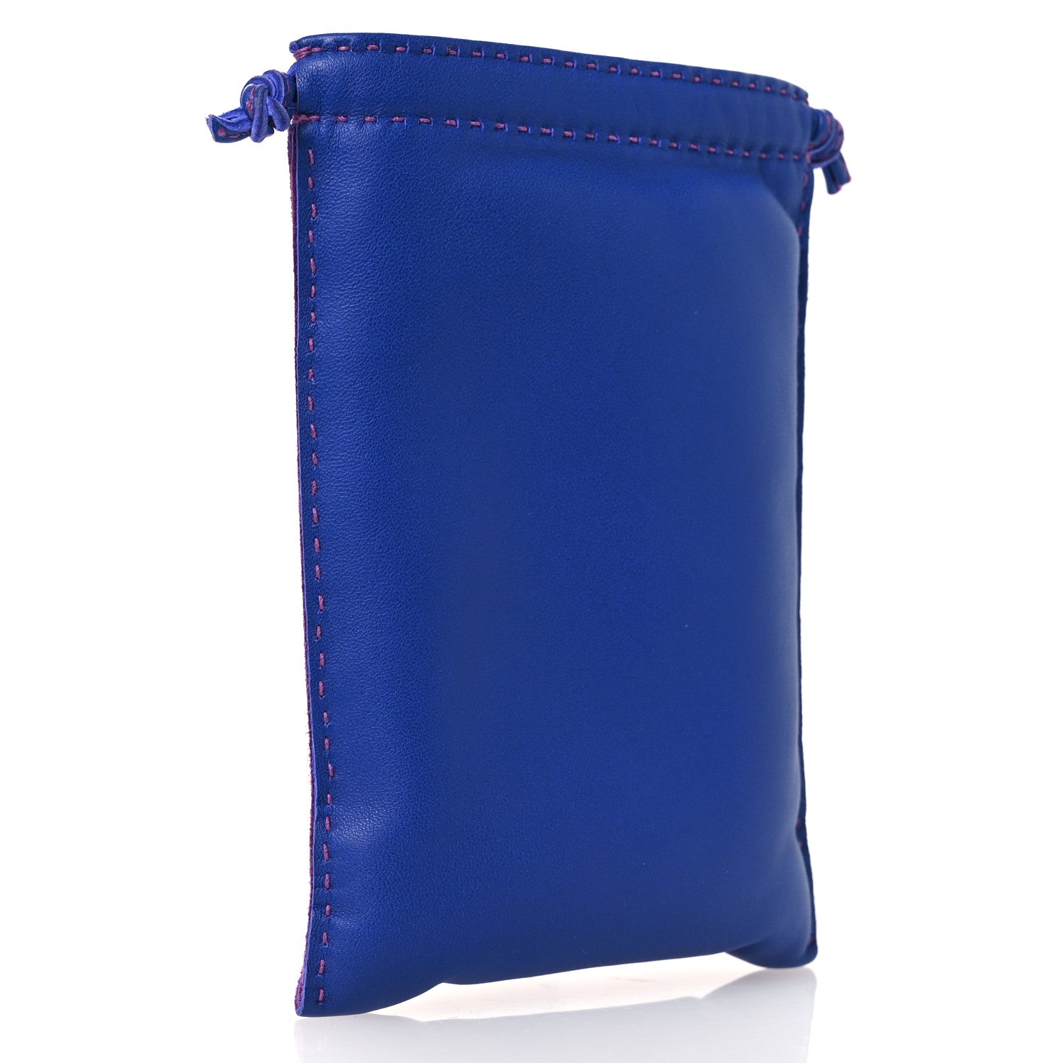 Hermes Milo Lambskin Pilo Pouch Blue Electrique Anemone 3 of 7