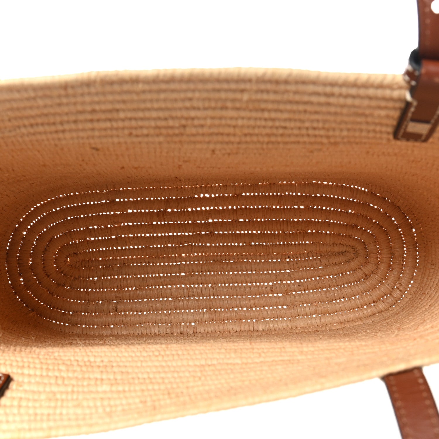 Loewe Raffia Small Square Basket Tote Bag Natural Tan 5 of 9