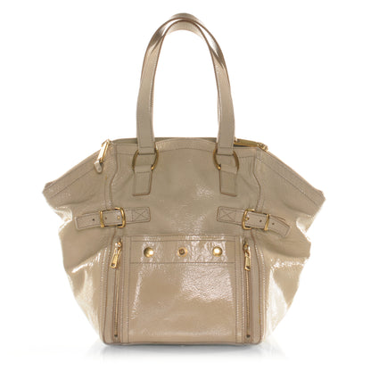 Saint Laurent Patent Small Downtown Nude 1 of 8