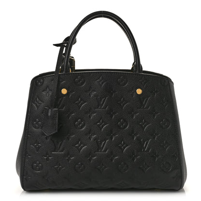 Louis Vuitton Empreinte Montaigne MM Black 1 of 9