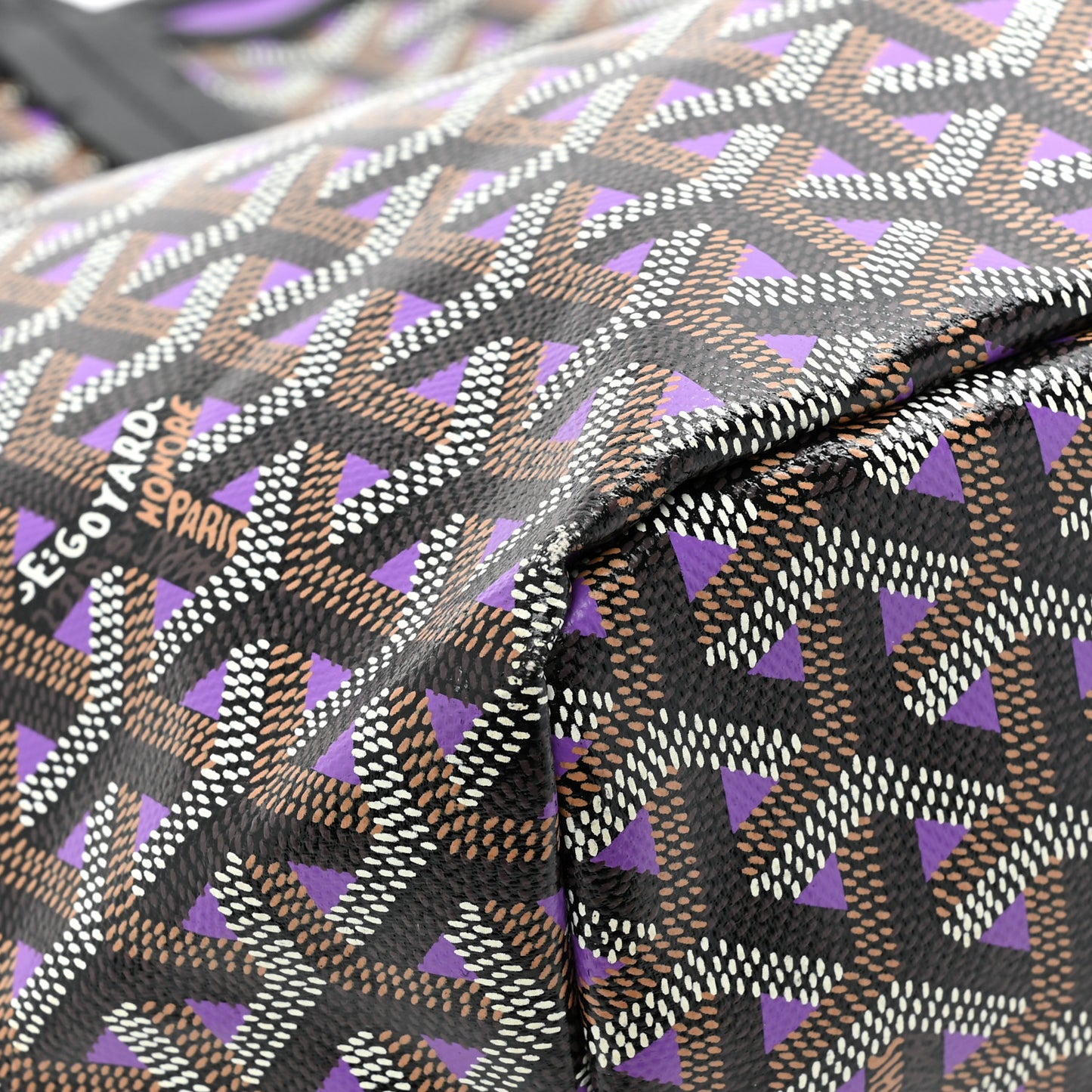 Goyardine Saint Louis Claire Voie PM Black Violet