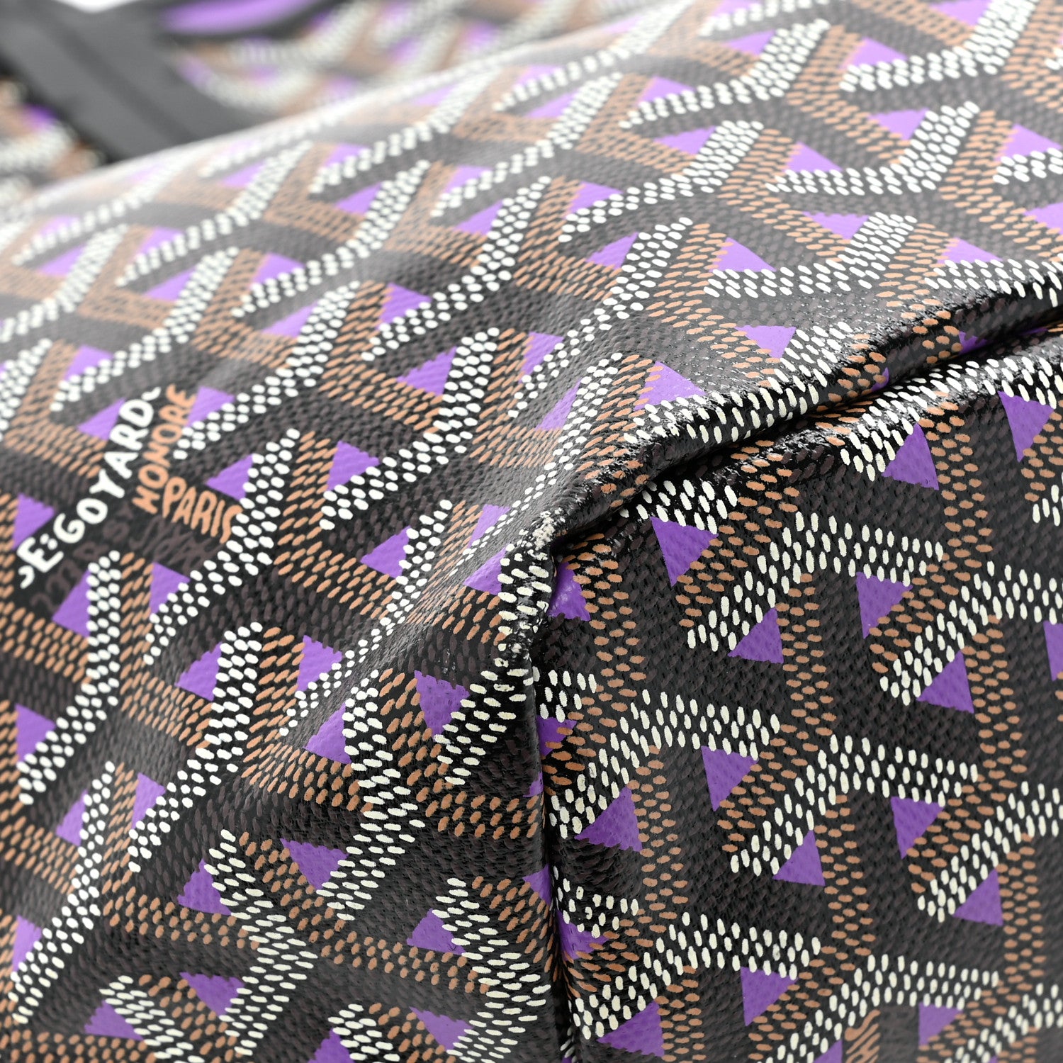 Goyard Goyardine Saint Louis Claire Voie PM Black Violet 11 of 16