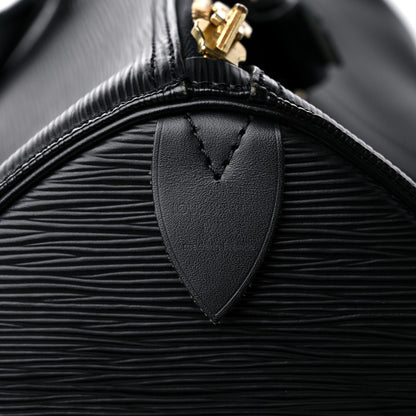 Louis Vuitton Epi Keepall 50 Black 6 of 13