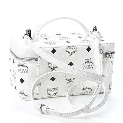 MCM Visetos Vanity Case White 2 of 8