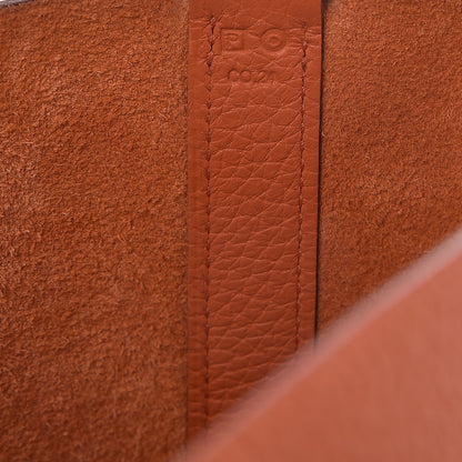 Hermes Taurillon Clemence Picotin Lock 26 GM Orange 7 of 8