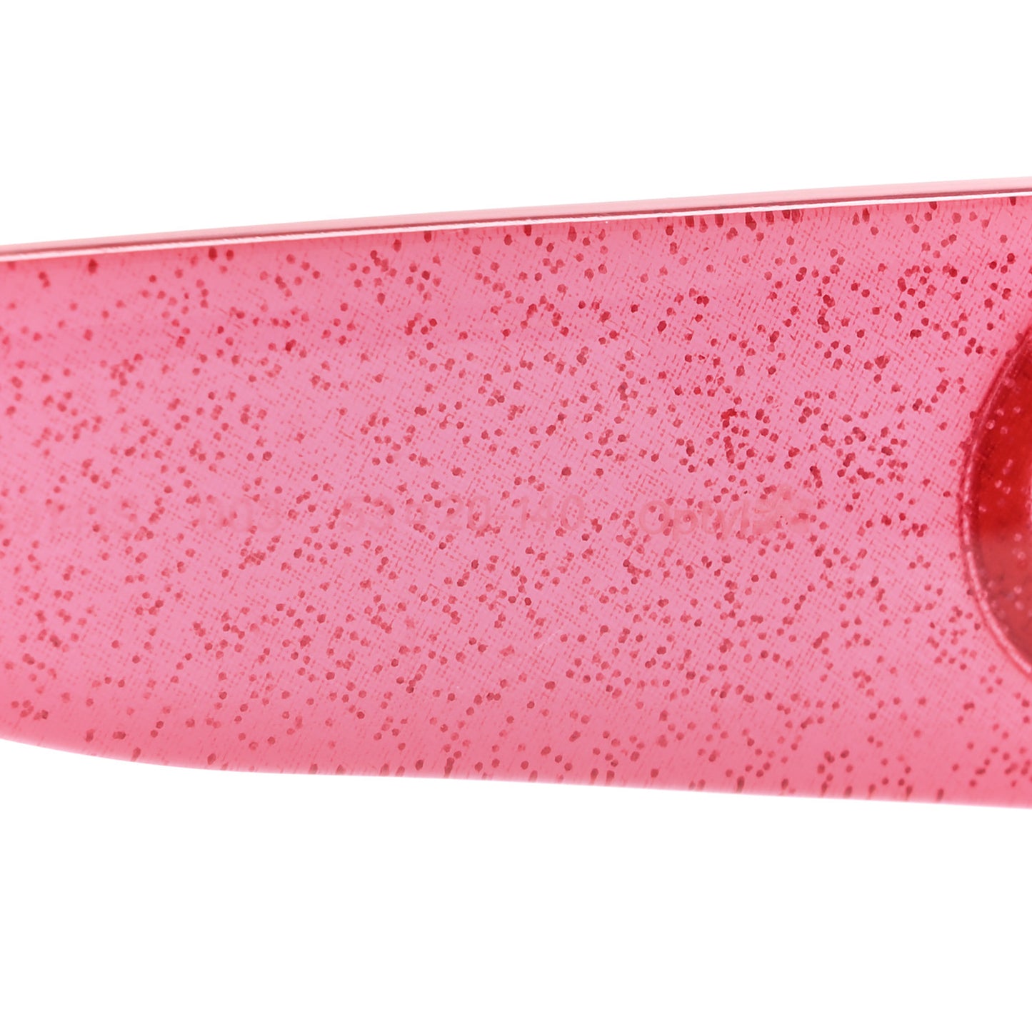 Acetate Square Frame Glitter GG0141S Sunglasses Pink