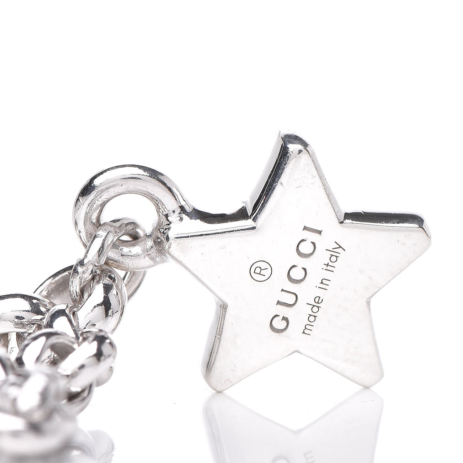 Gucci Sterling Silver Star Charm Bracelet 4 of 5