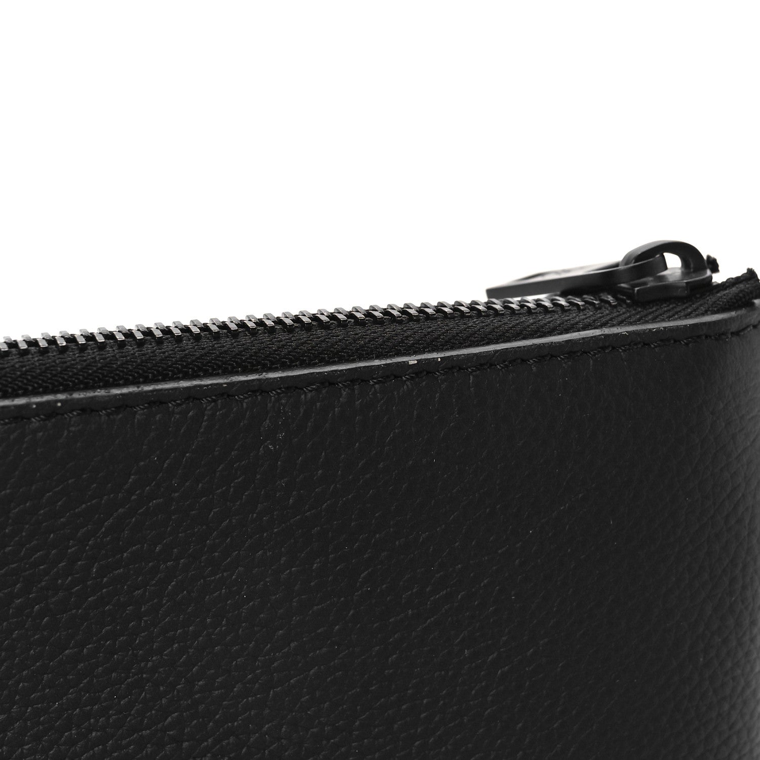 Louis Vuitton Grained Calfskin Aerogram Takeoff Pouch Black 10 of 10