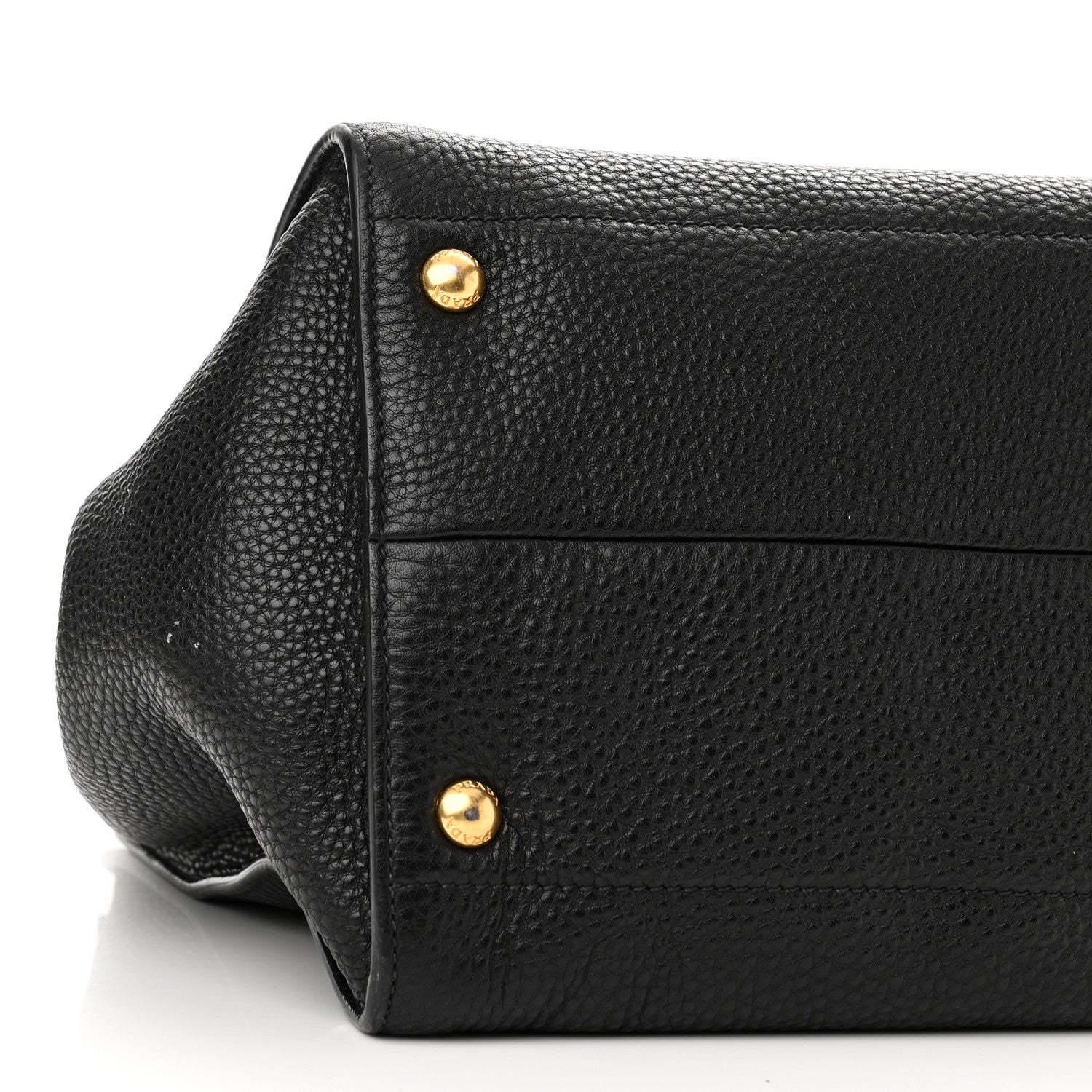 Prada Vitello Daino Shopping Tote Black 8 of 12