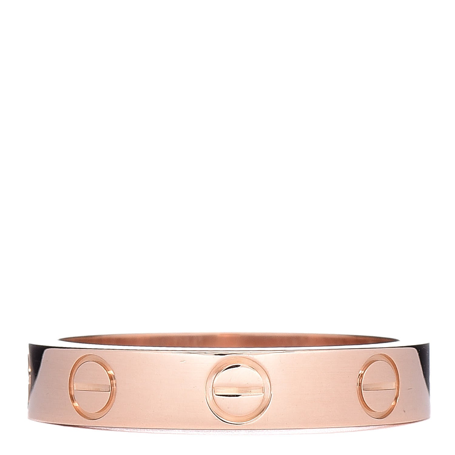 Cartier 18K Pink Gold 3.5mm LOVE Wedding Band Ring 49 4.75 1 of 4