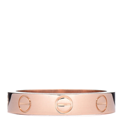 Cartier 18K Pink Gold 3.5mm LOVE Wedding Band Ring 49 4.75 1 of 4