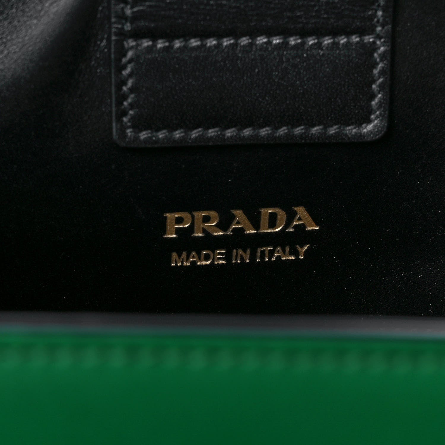 Prada City Calfskin Medium Colorblock Bibliothèque Tote Green Pink 6 of 9