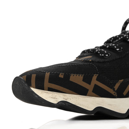 Fendi Technical Mesh Lycra FFreedom Patchwork Sneakers 39 Black Tobacco 11 of 16