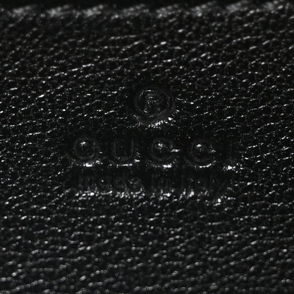 Gucci Sakai Be Green Calfskin Shearling Mini Horsebit 1955 Shoulder Bag Black 7 of 10