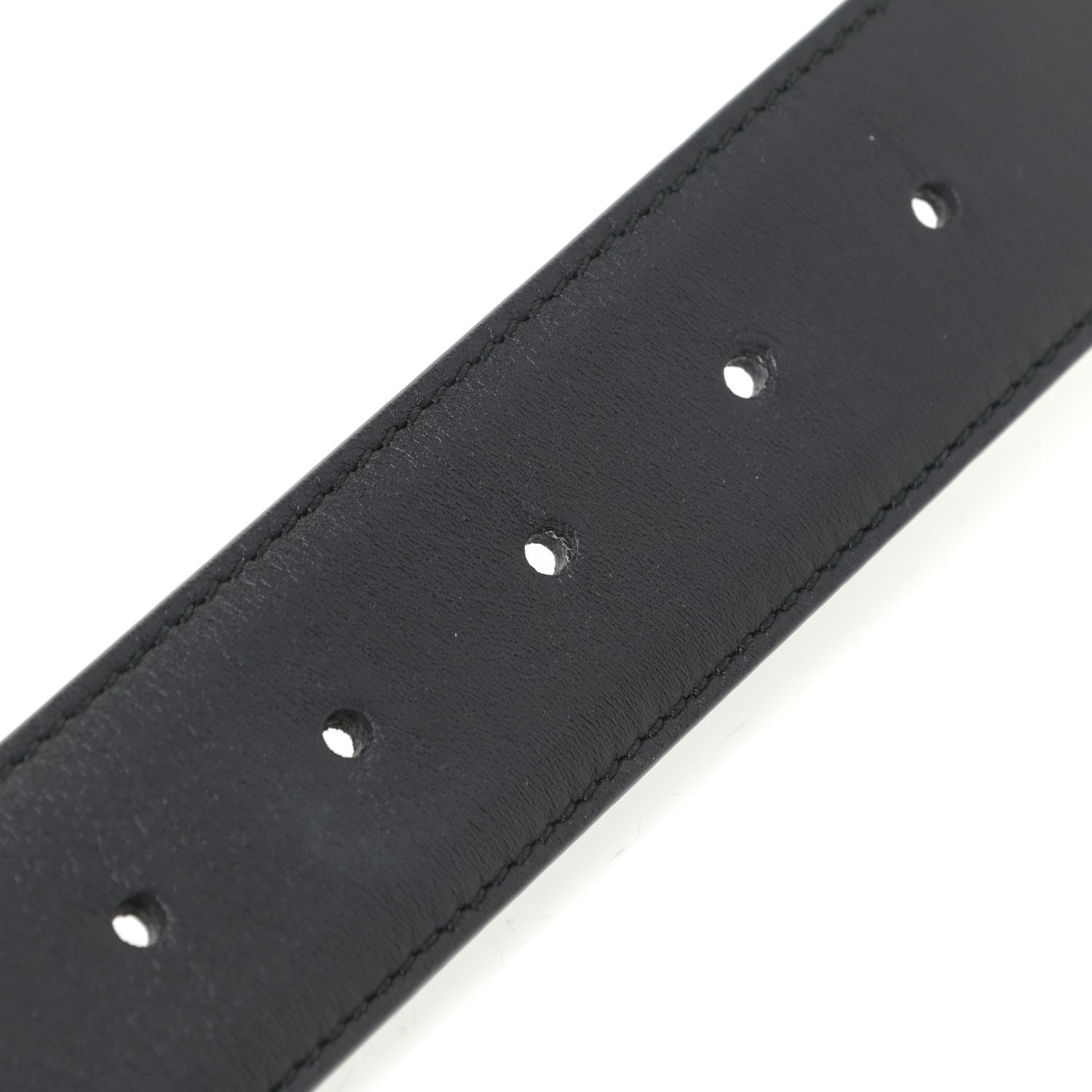 Gucci Calfskin Interlocking G 37mm Belt 85 34 Black 3 of 6