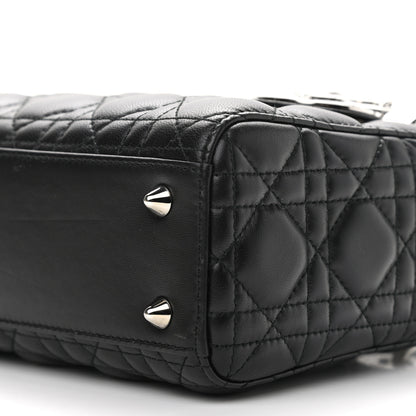 Christian Dior Lambskin Cannage Small Lucky Badges My Lady Dior Black 9 of 9