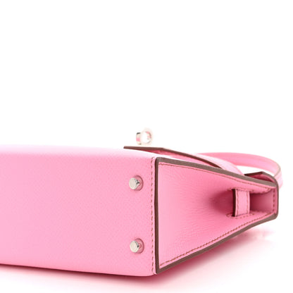 Hermes Epsom Mini Kelly Sellier 20 5P Pink 10 of 11