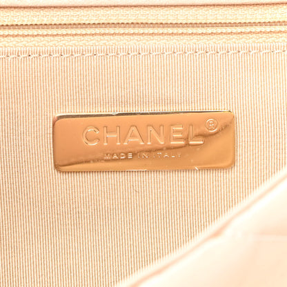 Chanel Goatskin Quilted Medium Chanel 19 Flap Light Beige 6 of 10
