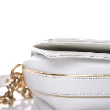 Chanel Sheepskin Braided Medium Boy Reverso Flap White 8 of 18