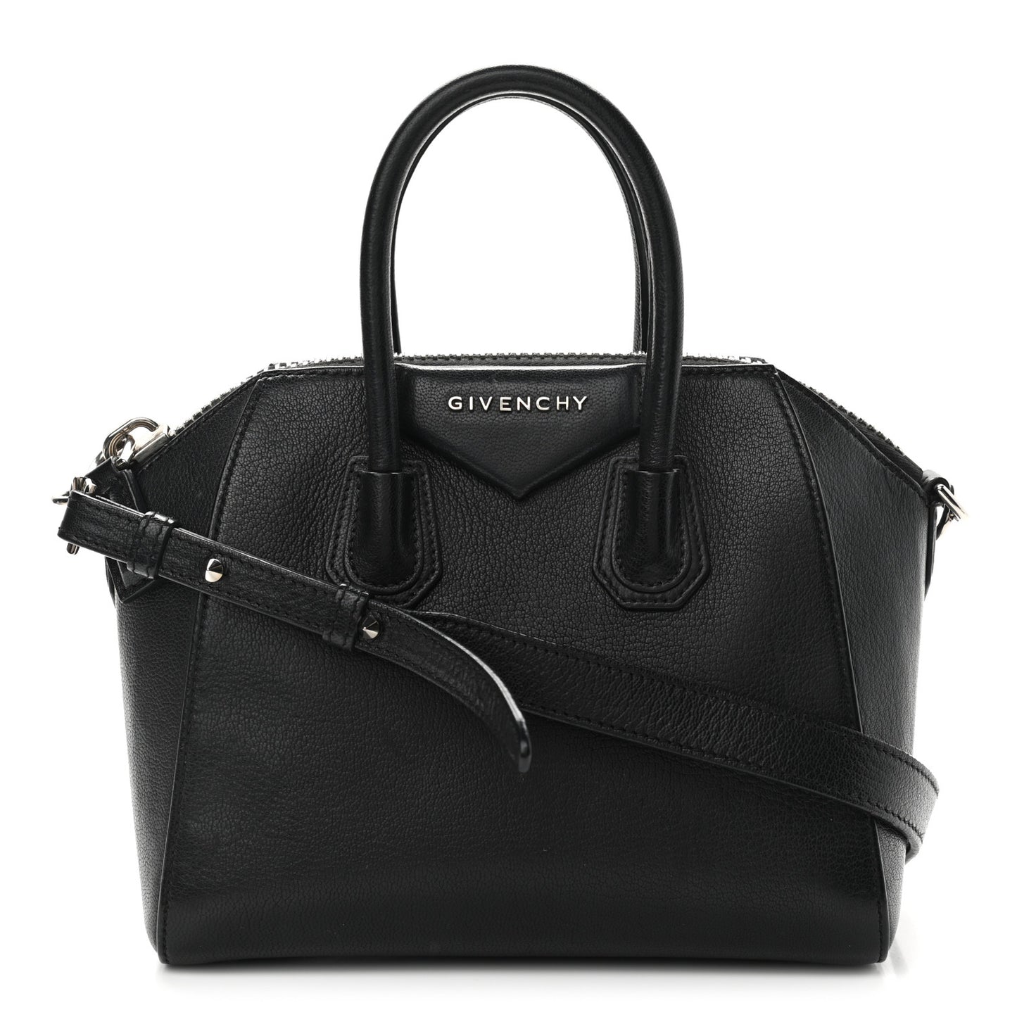 Sugar Goatskin Mini Antigona Black