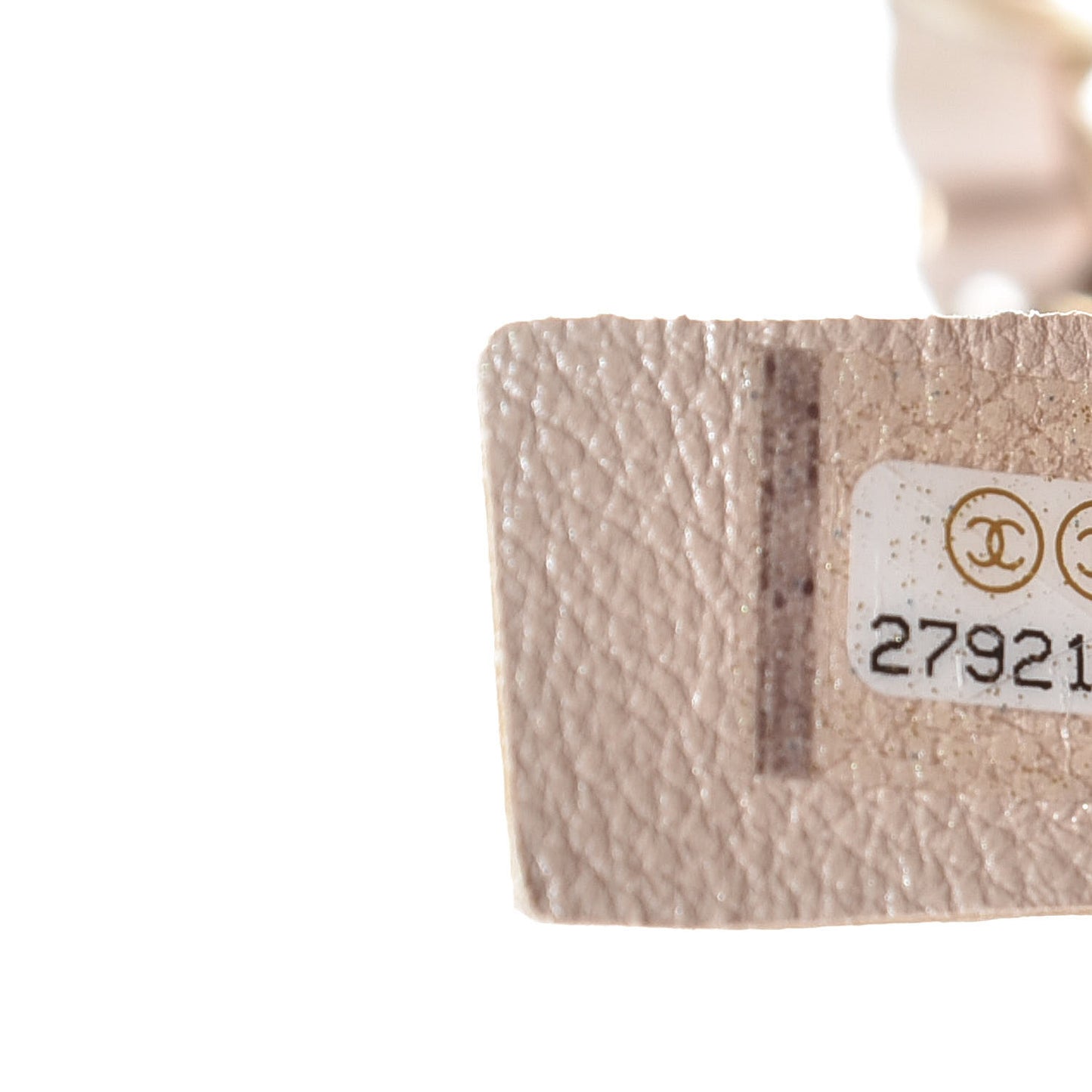Iridescent Calfskin Quilted All About Waist Belt Bag Beige