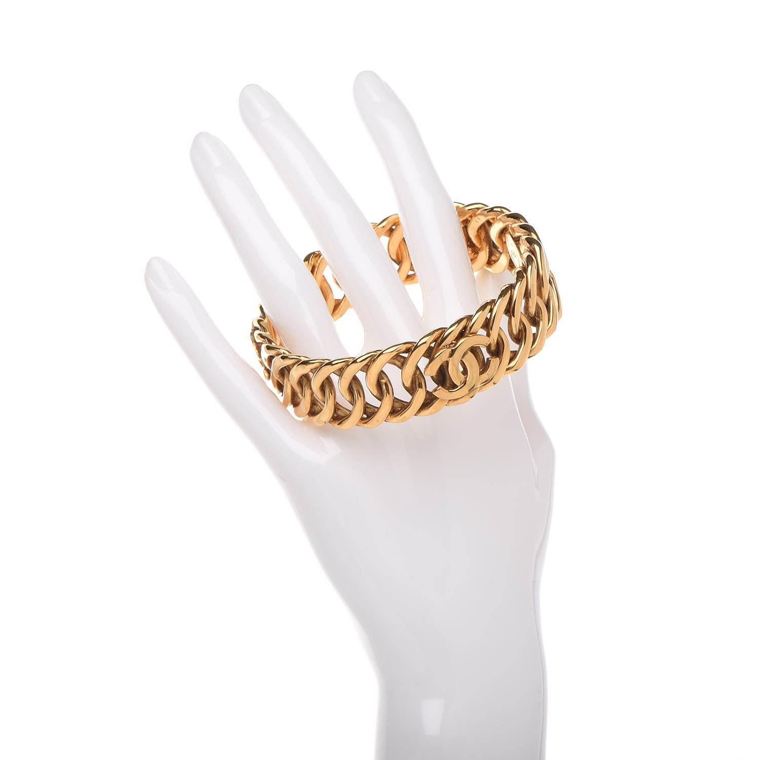 Chanel CC Bangle Gold 2 of 5