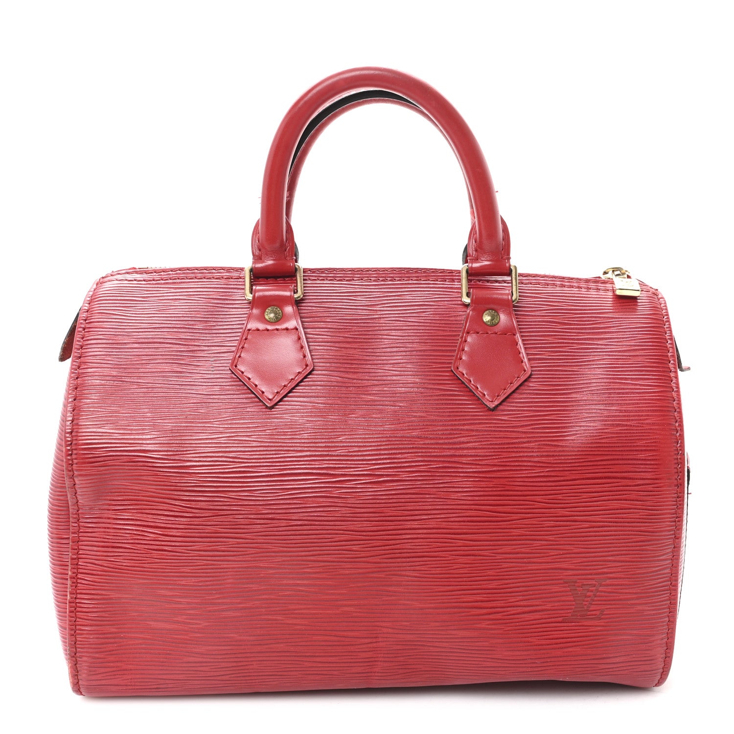 Louis Vuitton Epi Speedy 25 Castillan Red 1 of 11