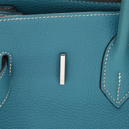 Hermes Togo Birkin 35 Blue Jean 22 of 38