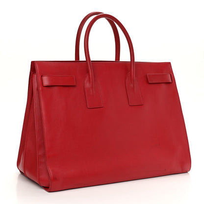 Saint Laurent Calfskin Large Sac de Jour Carryall Rouge Orient 2 of 14