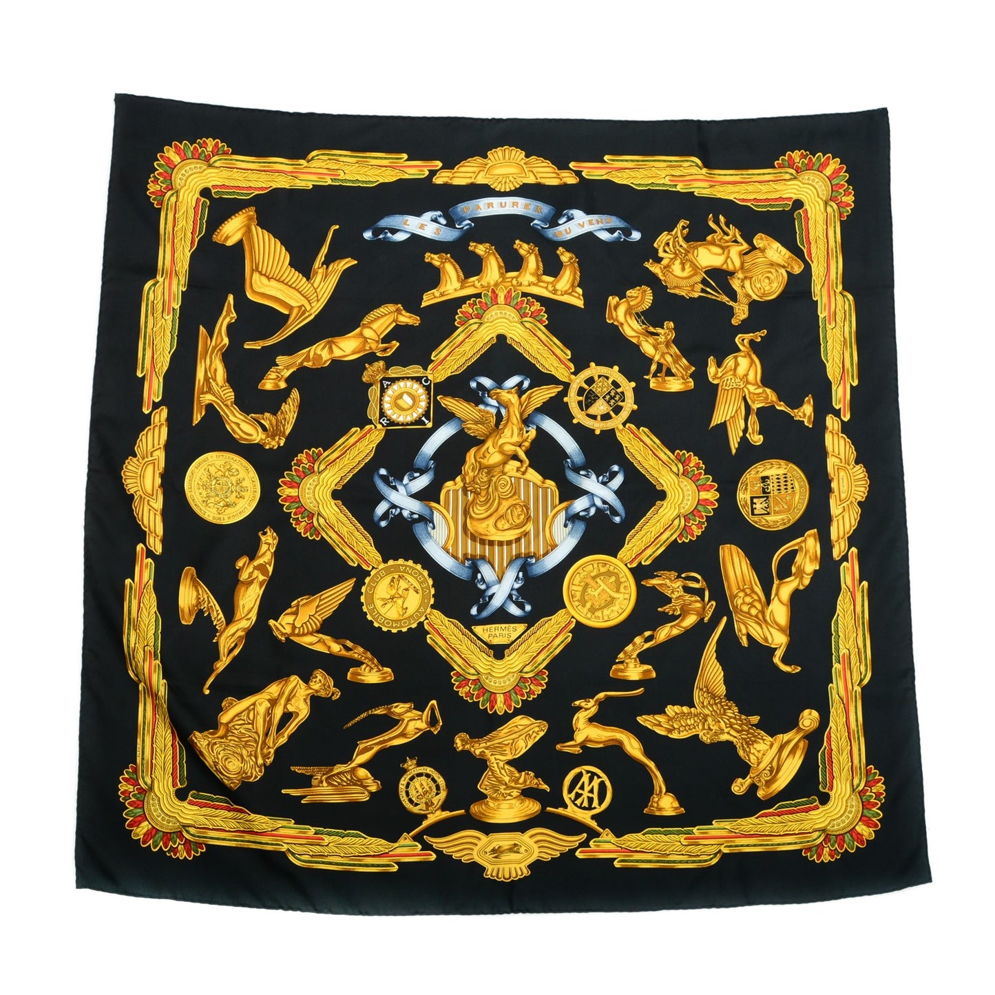 Silk Les Parures Du Vent Scarf 90 Black