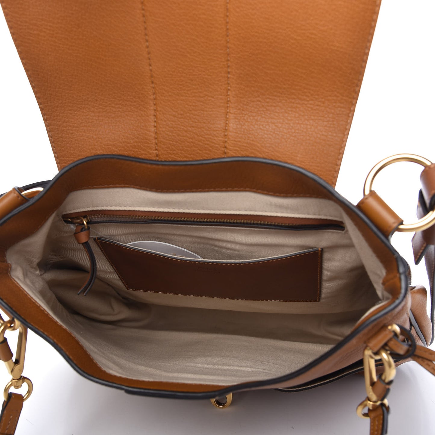 Grained Lambskin Medium Lexa Shoulder Bag Mustard Brown