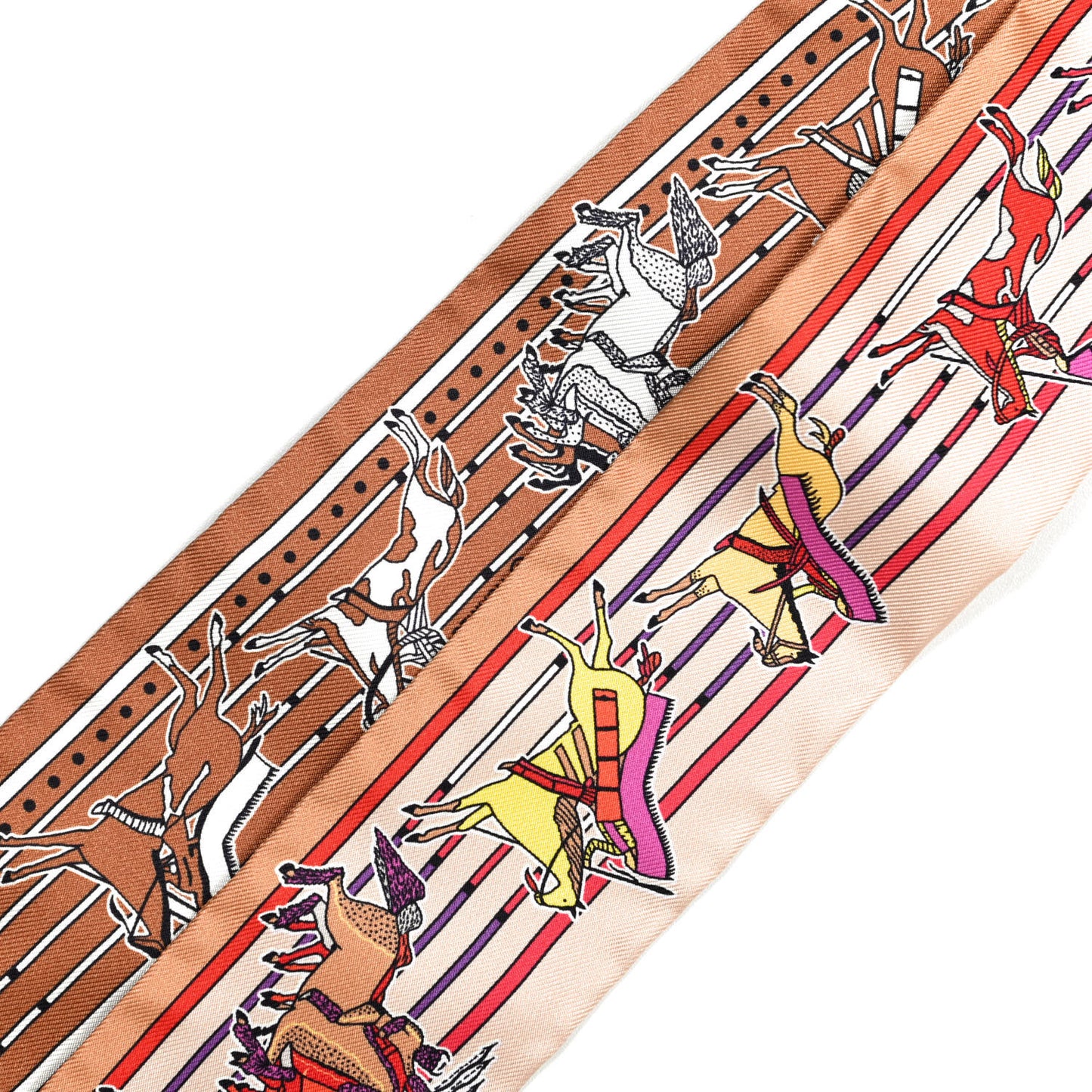 Silk Pani La Shar Pawnee Twilly Beige Rouille Rouge