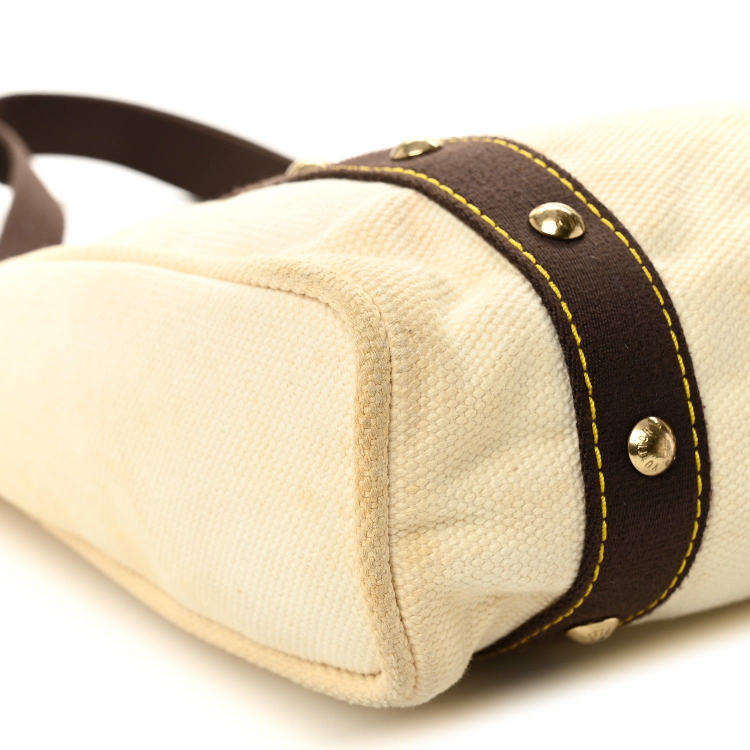 Louis Vuitton Toile Antigua Cabas MM Tote White 8 of 10
