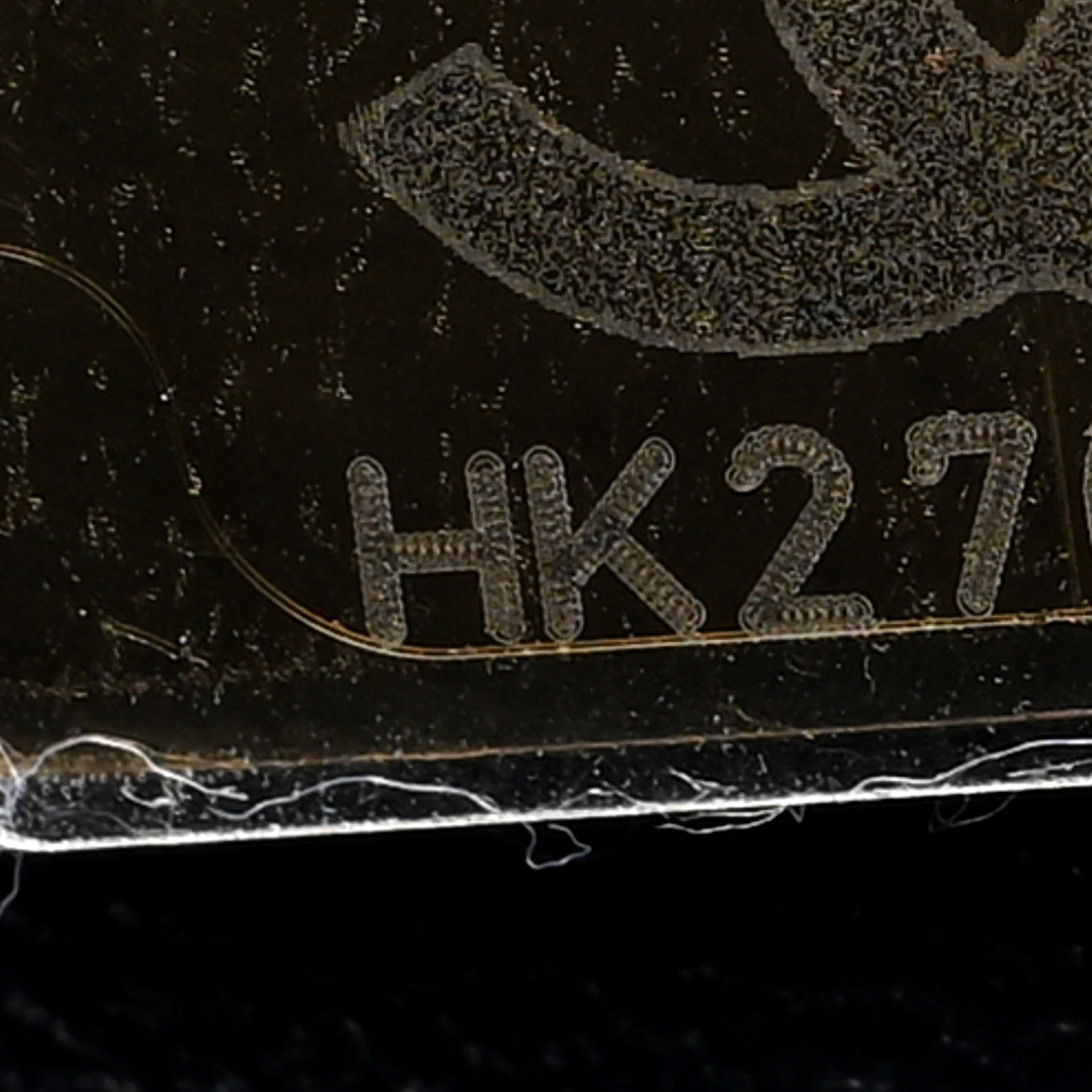 Denim Quilted Medium Double Flap Dark Blue